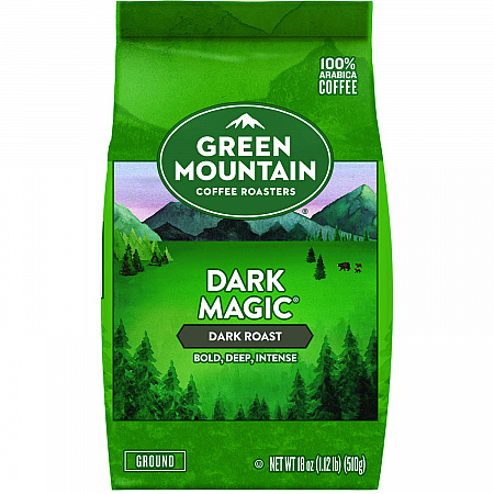 Dark Magic Ground Coffee, 18 oz Bag (7134EA)