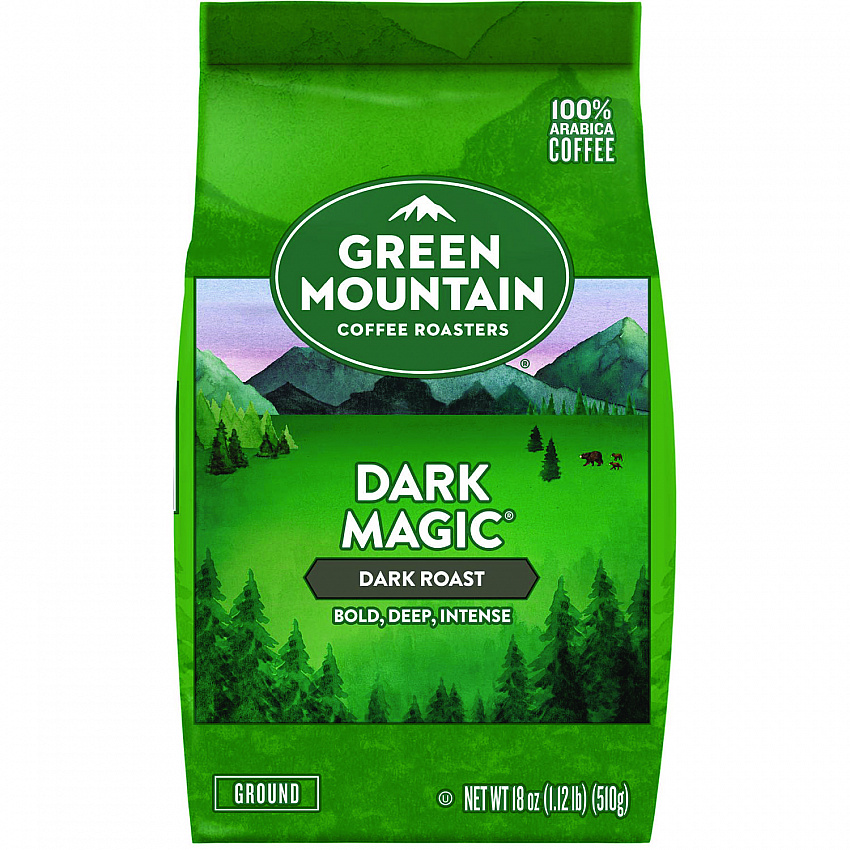Dark Magic Ground Coffee, 18 oz Bag (7134EA)