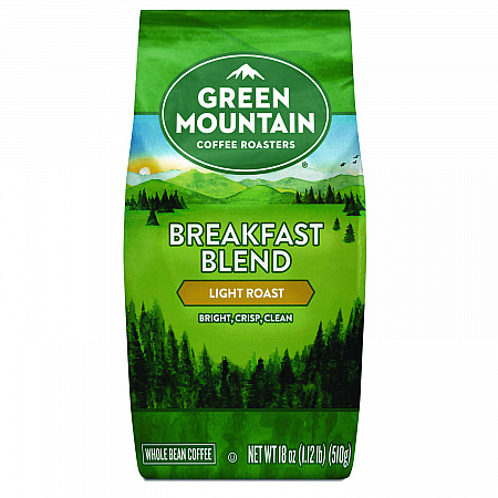 Breakfast Blend Whole Bean Coffee, 18 oz Bag (7567EA)