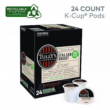 Italian Roast Coffee K-Cups, 24/Box (193019)