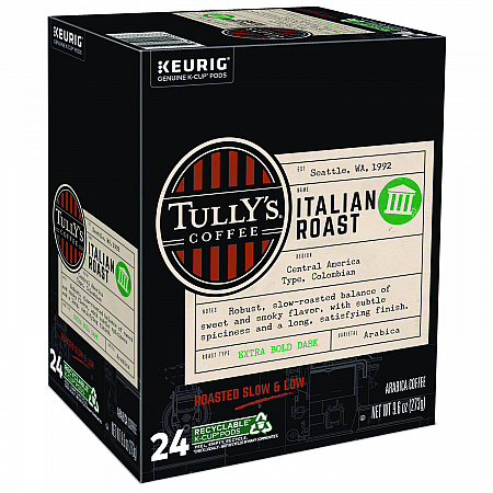 Italian Roast Coffee K-Cups, 96/Carton (193019CT)