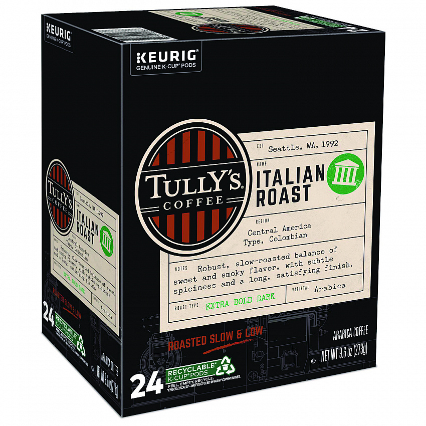 Italian Roast Coffee K-Cups, 96/Carton (193019CT)