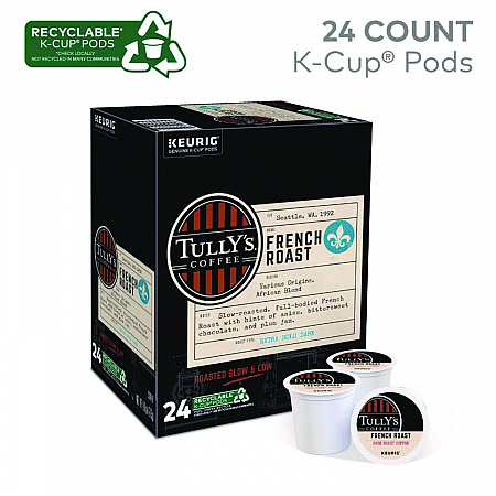 French Roast Coffee K-Cups, 24/Box (192619)