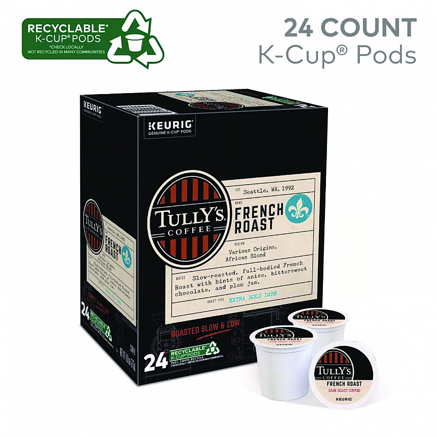 French Roast Coffee K-Cups, 24/Box (192619)