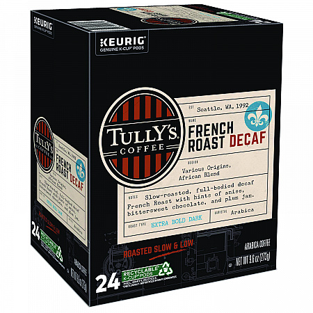 French Roast Decaf Coffee K-Cups, 24/Box (192419)