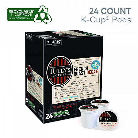 French Roast Decaf Coffee K-Cups, 24/Box (192419)