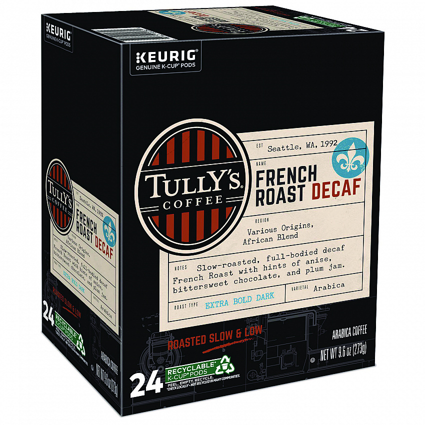 French Roast Decaf Coffee K-Cups, 96/Carton (192419CT)