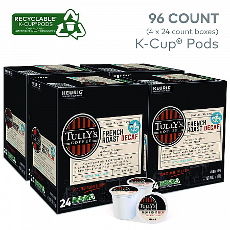 French Roast Decaf Coffee K-Cups, 96/Carton (192419CT)
