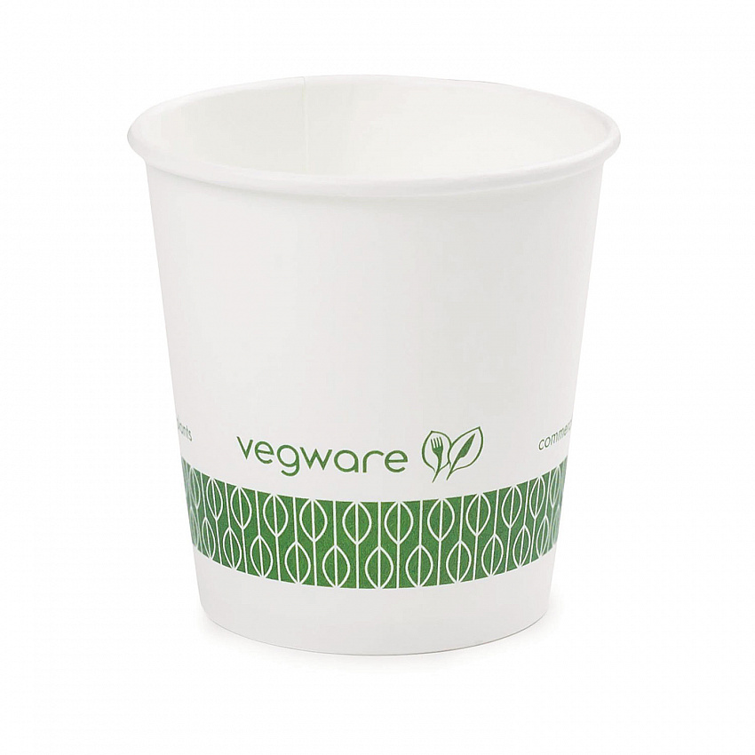 62-Series Compostable Hot Cups, 4 oz, Paper, White, 1,000/Carton (LV4G)