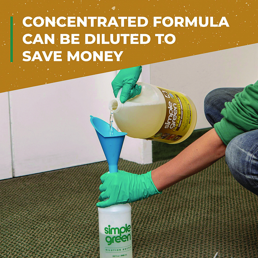 Clean Building Carpet Cleaner Concentrate, Unscented, 1gal Bottle (11201)