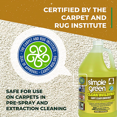 Clean Building Carpet Cleaner Concentrate, Unscented, 1gal Bottle (11201)