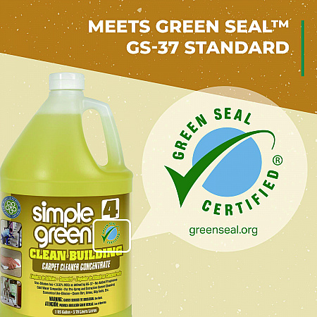 Clean Building Carpet Cleaner Concentrate, Unscented, 1gal Bottle (11201)
