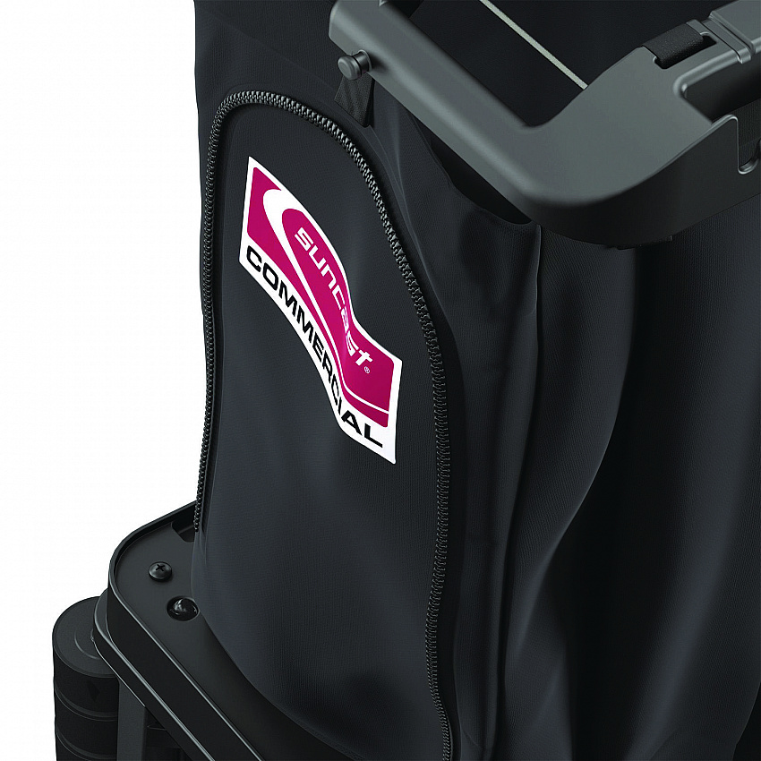 Housekeeping Cart Standard Bag, 23 Gal, 15.6" x 12.37" x 30", Black (HKCBAG05D)