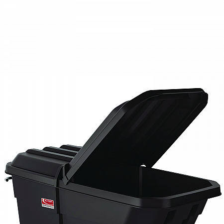 3/4 Cubic Yard Tilt Truck Lid, 31.69 x 67 x 6.9, Black (RMTT75LID)