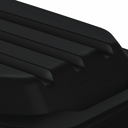 3/4 Cubic Yard Tilt Truck Lid, 31.69 x 67 x 6.9, Black (RMTT75LID)
