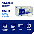 Advanced Coreless High Capacity Bath Tissue, 2-Ply, White, 1,000 Sheets/Roll, 12 Rolls/Carton (472881)