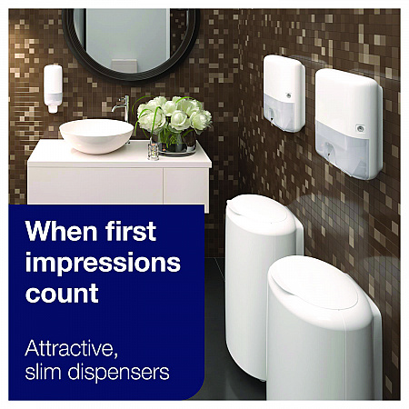 Xpress Mini Multifold Hand Towel Dispenser H2, 11.9 x 4 x 11.6, White (553120)