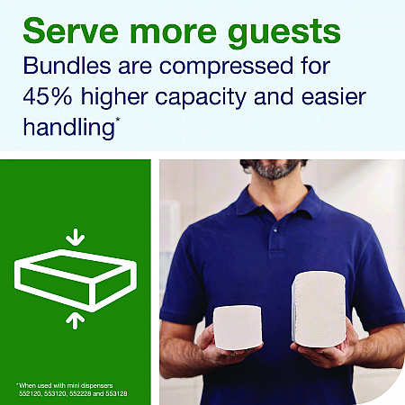 Xpress Compressed Multifold Hand Towels, 1-Ply, 8.3 x 9.45, White, 200/Pack, 12 Packs/Carton (420590)