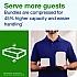 Xpress Compressed Multifold Hand Towels, 1-Ply, 8.3 x 9.45, White, 200/Pack, 12 Packs/Carton (420590)