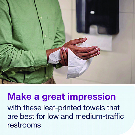 Xpress Compressed Multifold Hand Towels, 1-Ply, 8.3 x 9.25, White, 250/Pack, 12 Packs/Carton (424834)
