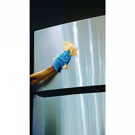 Stainless Steel Cleaner Towels, 1-Ply, 9.75 x 10.5, Lemon Scent, 30/Canister (91930)