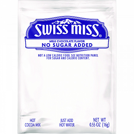 Hot Cocoa Mix, No Sugar Added, 24 Packets/Box (55584)