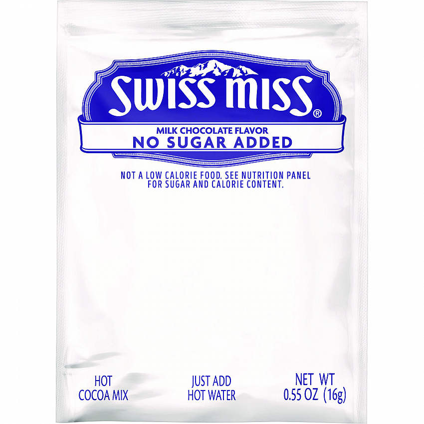 Hot Cocoa Mix, No Sugar Added, 24 Packets/Box (55584)