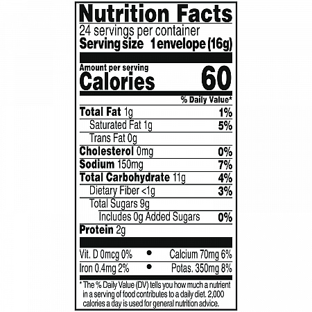 Hot Cocoa Mix, No Sugar Added, 24 Packets/Box (55584)
