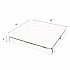 Corrugated Pizza Boxes, 16 x 16 x 1.97, White/Brown, 50/Carton (FPPBF16W)