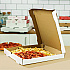 Corrugated Pizza Boxes, 16 x 16 x 1.97, White/Brown, 50/Carton (FPPBF16W)