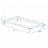 File Cabinet Dolly, 1,000 lb Capacity, 42 x 24 x 4, Black (15030)