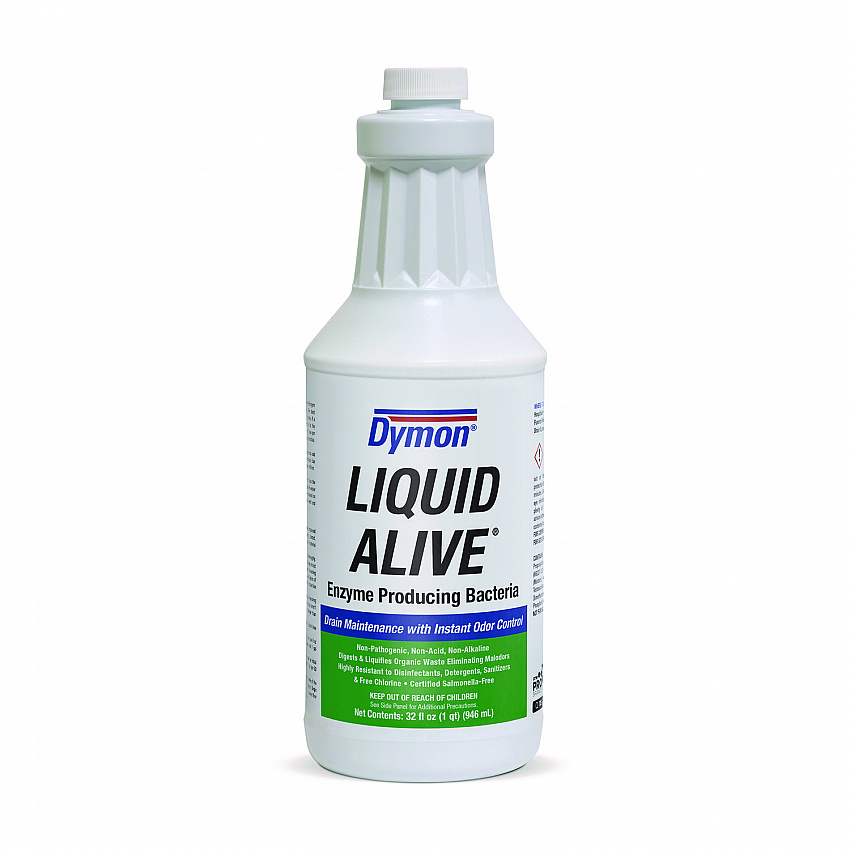 LIQUID ALIVE Enzyme Producing Bacteria, 32 oz Bottle, 12/Carton (23332)