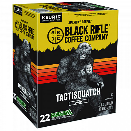 Tactisquatch Coffee K-Cups, 88/Carton (0490CT)