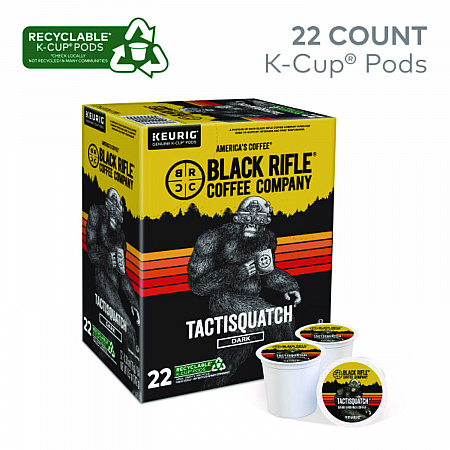 Tactisquatch Coffee K-Cups, 88/Carton (0490CT)