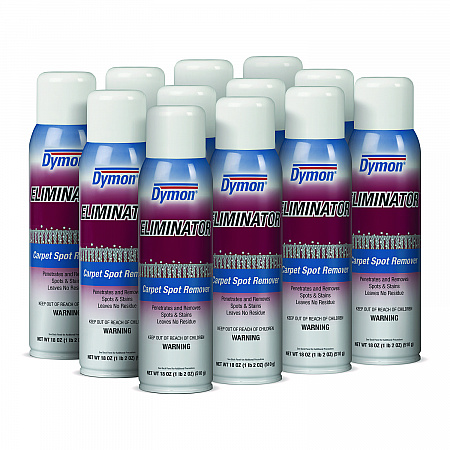 Eliminator Carpet Spot and Stain Remover, Unscented, 18 oz Aerosol Spray, 12/Carton (10620)