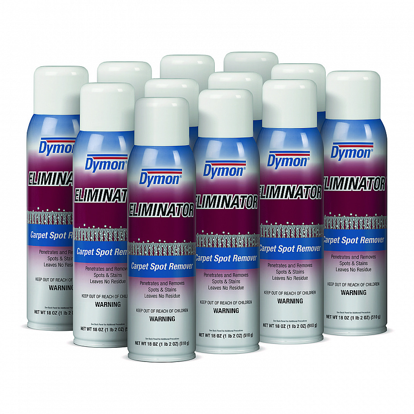Eliminator Carpet Spot and Stain Remover, Unscented, 18 oz Aerosol Spray, 12/Carton (10620)