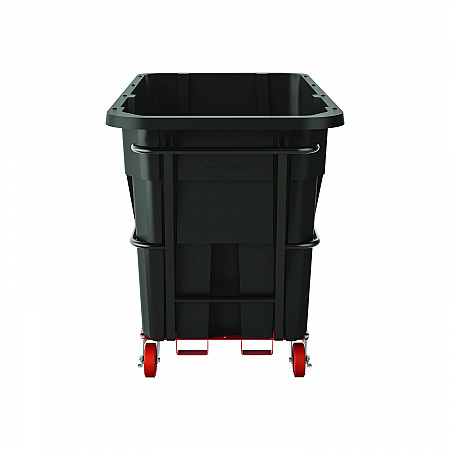 1.5 cu yd Heavy Duty Tilt Truck, Forkliftable Frame, 2,200 lb Capacity, Black (RMTTHD150D)