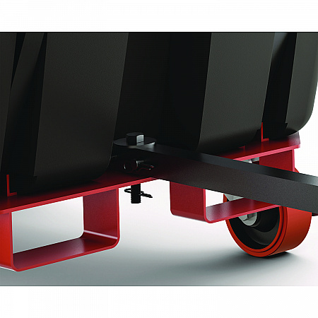 1.5 cu yd Heavy Duty Tilt Truck, Forkliftable Frame, 2,200 lb Capacity, Black (RMTTHD150D)