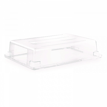 StorPlus Polycarbonate Food Storage Container, 8.5 gal, 18 x 26 x 6, Clear, Plastic (1062107)