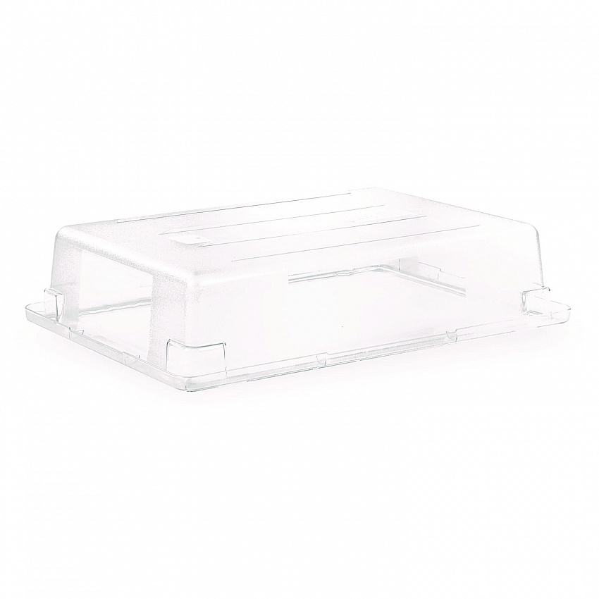 StorPlus Polycarbonate Food Storage Container, 8.5 gal, 18 x 26 x 6, Clear, Plastic (1062107)