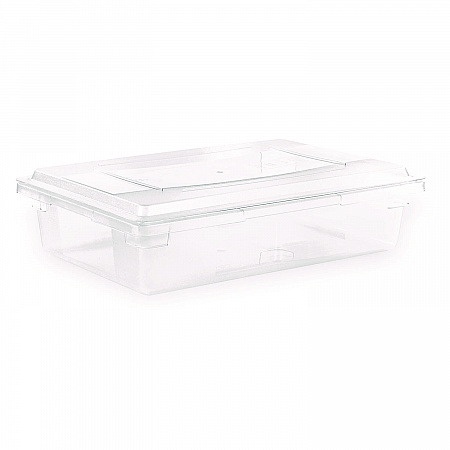 StorPlus Polycarbonate Food Storage Container, 8.5 gal, 18 x 26 x 6, Clear, Plastic (1062107)