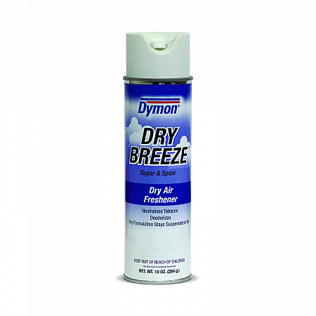 Dry Breeze Aerosol Air Freshener, Sugar and Spice, 10 oz Aerosol Spray, 12/Carton (70220)