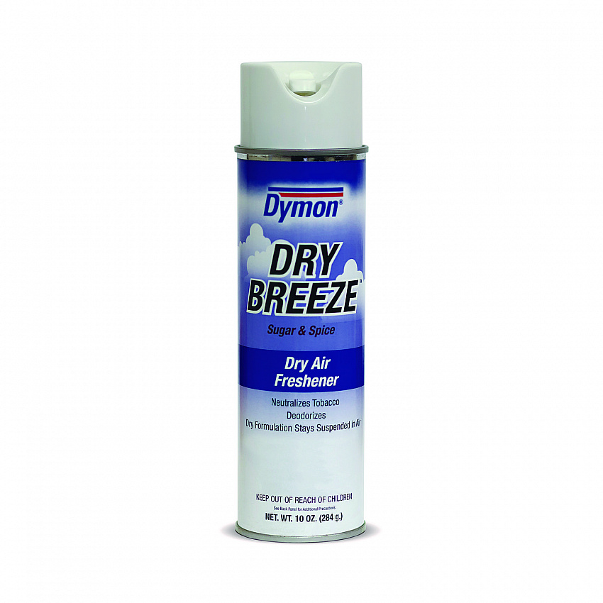 Dry Breeze Aerosol Air Freshener, Sugar and Spice, 10 oz Aerosol Spray, 12/Carton (70220)