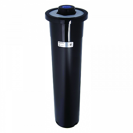 EZ-Fit One-Size-Fits-All Cup Dispenser, For 8 oz to 46 oz Cups, Black (C2410C)