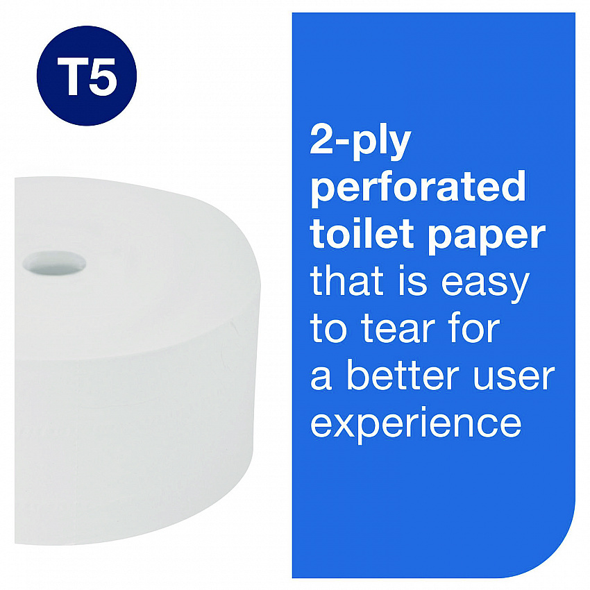 OptiServe High-Capacity Coreless Toilet Paper, 2-Ply, White, 1,500 Sheets/Roll, 18 Rolls/Carton (472887)