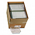SmartLock PET Hinged Lid Bakery Container, 8.75 x 8.25 x 3.63, Clear, Plastic, 200/Carton (0CAH09700000)