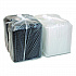 MealMaster Rib Container, 10 x 7.1 x 2.1, Black/Clear, Plastic, 90/Carton (0CNC10700DZY)