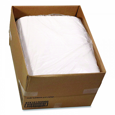 Laminated Foam Serving Tray, 18 x 14 x 2.18, White, 100/Carton (BTK101360000)