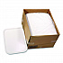 Laminated Foam Serving Tray, 18 x 14 x 2.18, White, 100/Carton (BTK101360000)