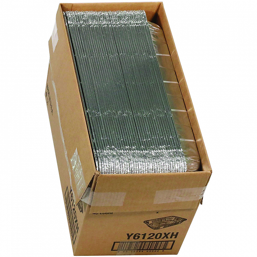 Aluminum Steam Table Pan, Full-Size Medium, 2.2" Deep, 19.6 x 11.6, 40/Carton (Y6120XH)